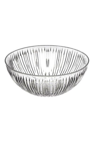 ARROW Crystal Cut Design Contemporary Polystyrene Starburst Bowl 12inch