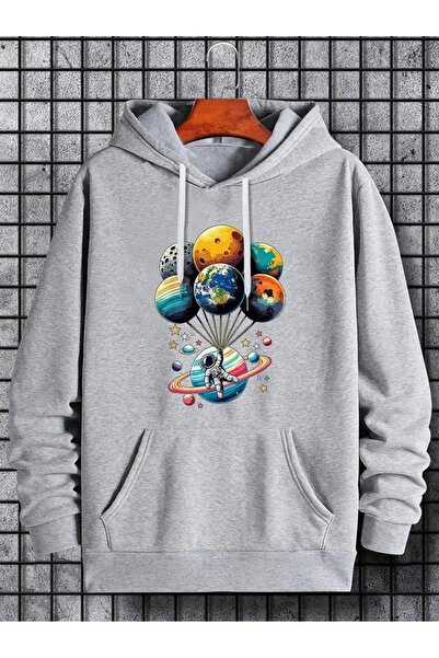 DAXİS Sportwear Company Φούτερ με στάμπα με θέμα το διάστημα