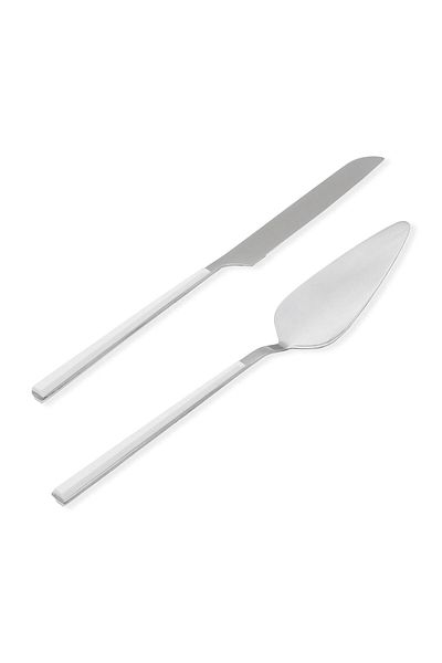 The Mia Bianco Silver Cake Serving Set - 2 Pieces Ckb0249