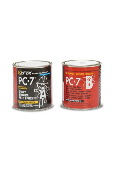 Pc Products مجموعة من 7 معاجين إيبوكسي متعددة الأغراض مقاومة للماء 8 رطل