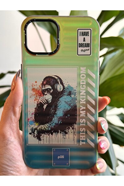İphone 14 Hologramlı (Goril) Kılıf