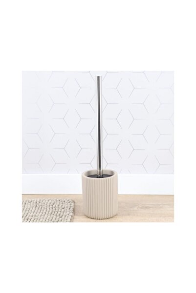 Tendance Stainless Steel Handle Polyresin Toilet Brush with Holder