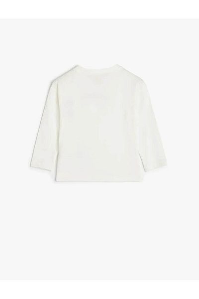 Koton Ecru Baby Girl Sweatshirt 5Wmg10182Ak