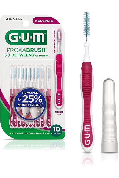GUM Proxa Brush Go Betwens Cleaners Moderate Flexible Group 10 Cleaners