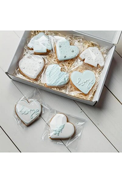 Pera İstanbul 100 Adet 15x20 Kendinden Yapışkanlı Açılıp Kapanabilir Şeker Kurabiye Şeffaf Plastik Poşet Torba