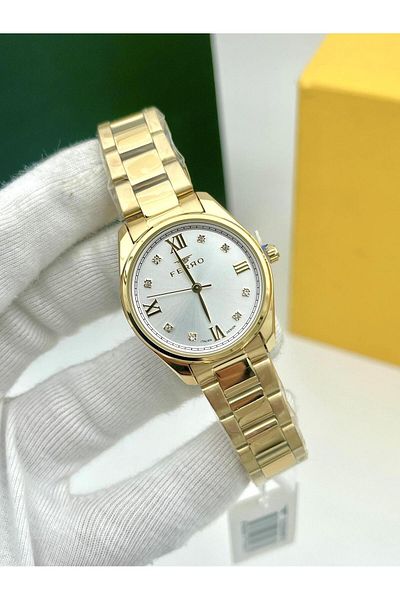 FERRO Fl21502 Women's Wristwatch - Gold Color