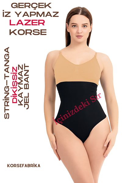 korsefabrika trend mood store High Waist Real Laser Women's Corset - Lifting & Tightening Seamless