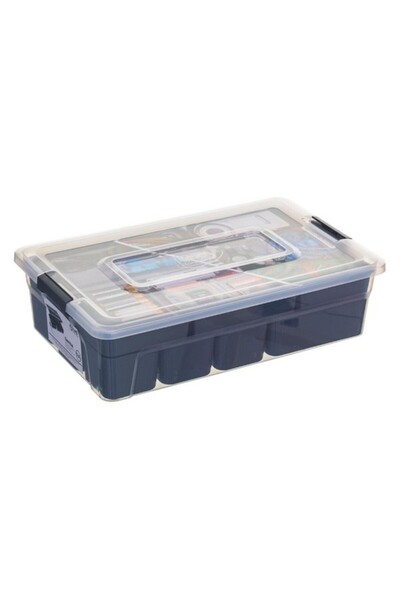 Five Simply Smart صندوق تخزين متين من البولي بروبلين من سامبا بسعة 5.6 لتر