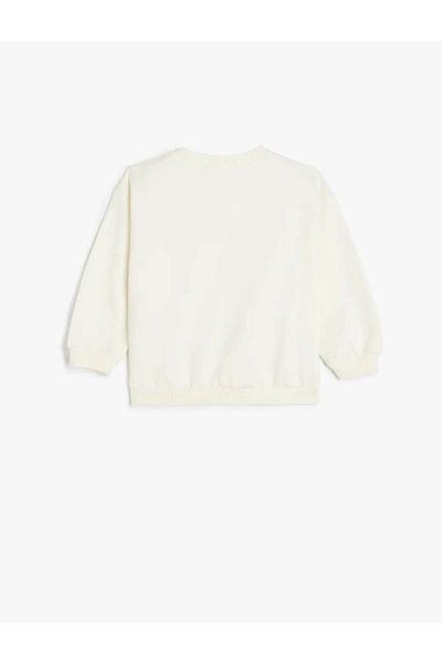 Koton New York Printed Cotton Long Sleeve Sweatshirt