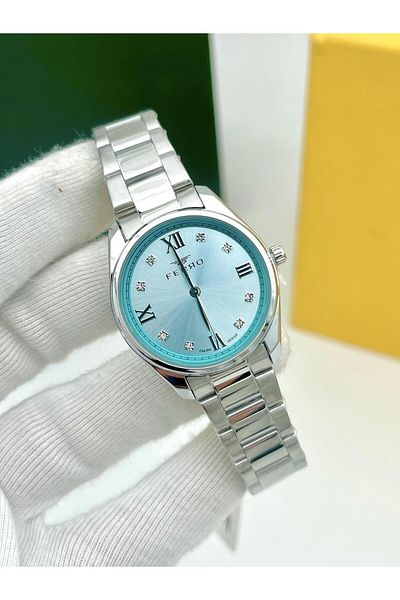 FERRO Fl21502 Women's Wristwatch - Silver Color