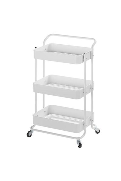 Parfait 3-Tier Multi-Use Rolling Wheels Kitchen Trolley