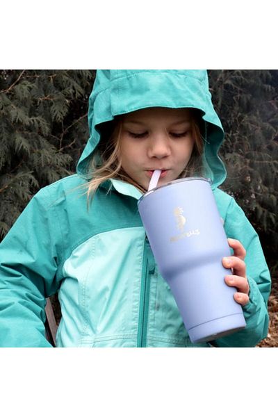 Aquapelli TR28 Vacuum Insulated Travel Tumbler with Silicone Straw 28oz