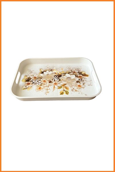 EZMK EV GEREÇLERİ Tea Coffee Presentation Tray Rectangular, 34X24 cm