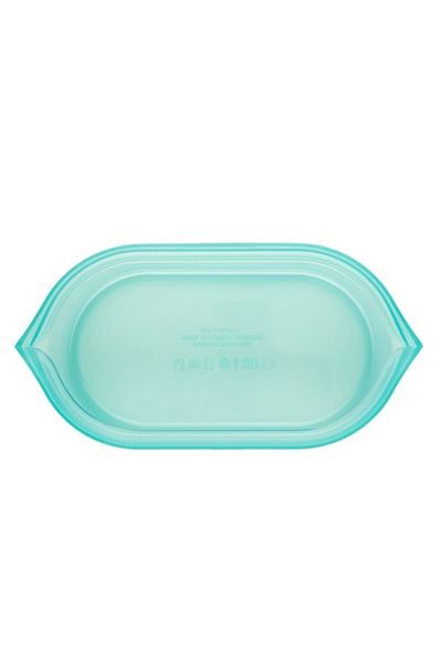 Zip Top Microwave and Dishwasher Safe BPA-Free Airtight Reusable Silicone Snack Container 16oz