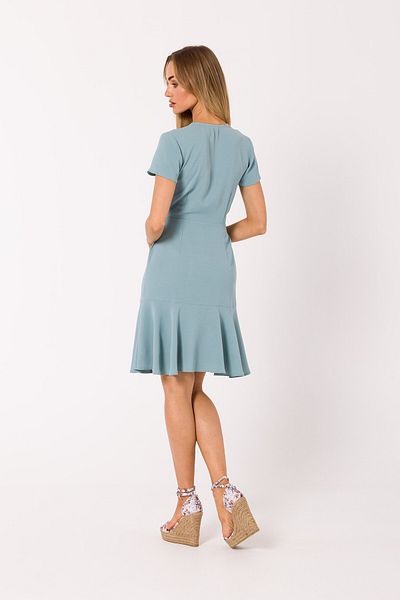 Made of Emotion Wrap summer dress embellished with a bottom frill - easy to style, comfortable to wear.