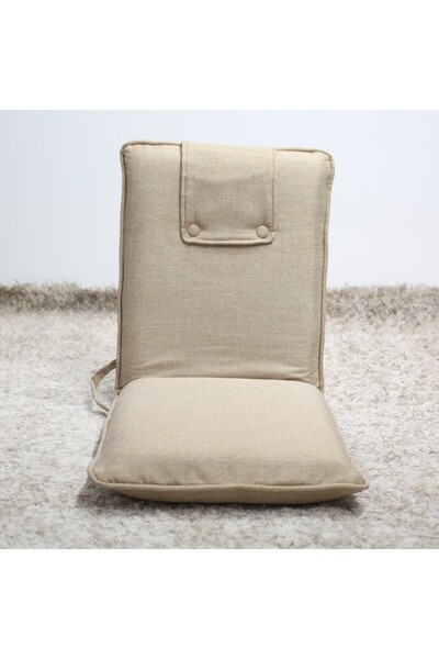 Living Accents كرسي أرضي قابل للطي بمسند ظهر مرتفع