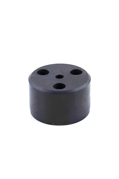 Badem10 Capsulă 3,7 cm Negru Mobilier Picior Booster Picior de bază Fotoliu Sub canapea Puf Picior Diametru: 6 cm