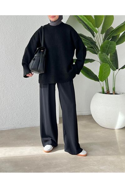 KAJU STİL Pulover Hijab pentru femei Yumoş Premium - Model de marcă