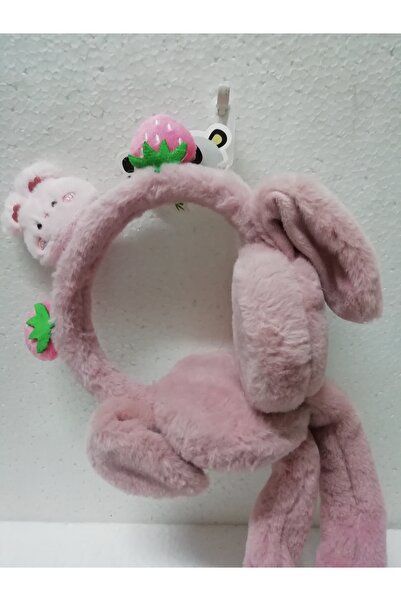 İLHANLAR Işıksız Hareketli Sesli Oynar Kulaklı Peluş Kulaklık Bere Şapka 6 ~1...