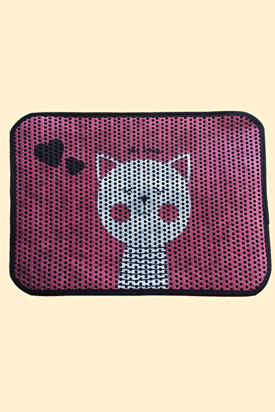 Epilla Renkli Kedi Tuvaleti Önü Elekli Kedi Kumu ,kedi Paspası -60 x 45