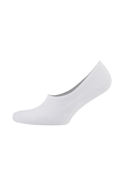 D'S Damat Men's Bamboo 6-Piece Ballerina Socks White