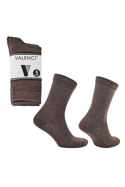 VALENCI 5 чифта памучни мъжки ежедневни чорапи