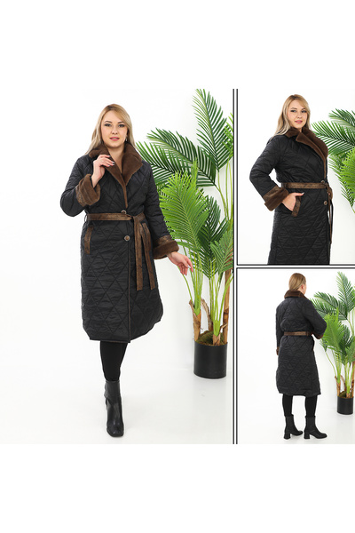 KARAMEŞE SHOWCASE KADIN KÜRKLÜ MONT 928-S