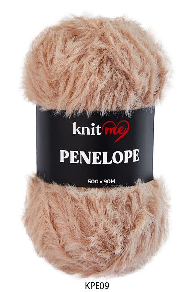 knitme Νήματα από γούνα σολομού KPE09