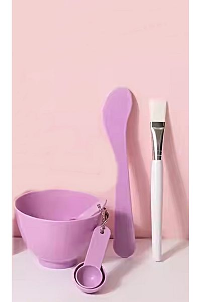 gaman 6-Piece Mask Wearing Set - Color Mask Mixing Bowl and Brush Set