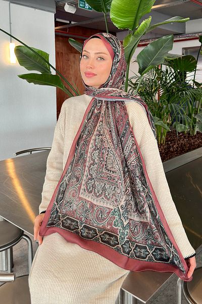 lamelif.com شال قطني بنمط ريترو