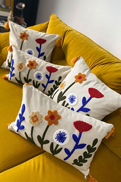 e-Bizz Store Husa de perna 4 bucati brodata cu perforare