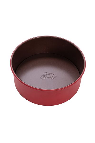 BETTY CROCKER Non-Stick Baking Springform & Removable Bottom 21.5Cm Red
