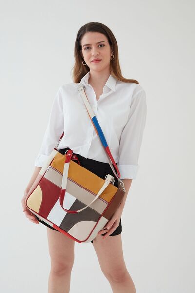 Rosso Collina Τσάντα ώμου από γνήσιο γνήσιο δέρμα Τσάντα ώμου Τσάντα χιαστί Τσάντα Messenger Τσάντα Τσάντα Ταχυδρόμος Τσάντα Mother Young