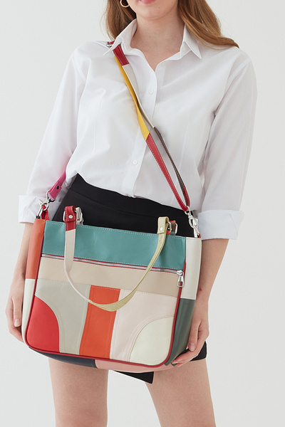 Rosso Collina Τσάντα ώμου από γνήσιο γνήσιο δέρμα Τσάντα ώμου Τσάντα χιαστί Τσάντα Messenger Τσάντα Τσάντα Ταχυδρόμος Τσάντα Mother Young