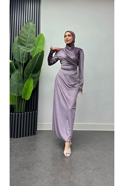 moda zeynaa Kol Püskül Kadife leyla abiye