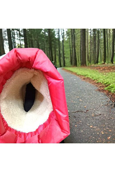 PATİK BEBE Kız Çocuk Mıckey Mouse Hafif Içi Kürklü Yağmur Çizmesi