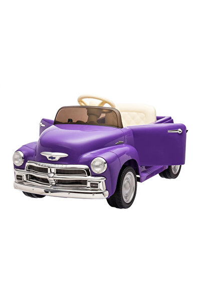 Fab N Funky سيارة ركوب بلوتوث 2.4 جيجاهرتز مع جهاز تحكم عن بعد وموسيقى وأضواء LED وزر تشغيل واحد، أرجواني