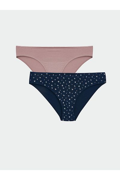 LC Waikiki Pachet de 2 chiloți de bikini imprimați - W4LD86Z8