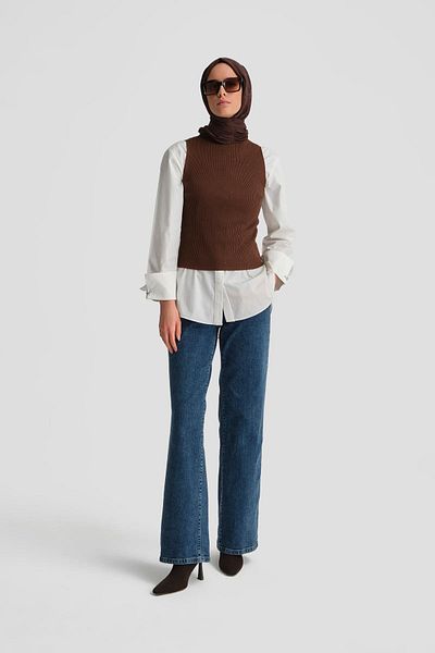 Armine Плетени изделия с камъни 24kd2807 Горчиво кафяво