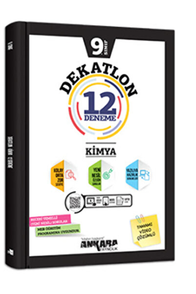 Ankara Yayıncılık 9.sınıf Kimya Dekatlon Denemeleri (12 ADET)
