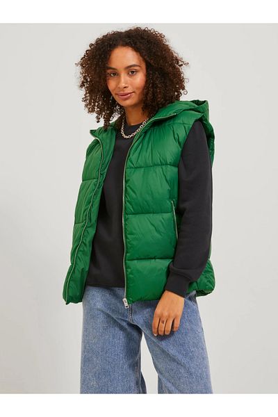 Jack & Jones Jack&jones Hooded Green Women's Vest12238269