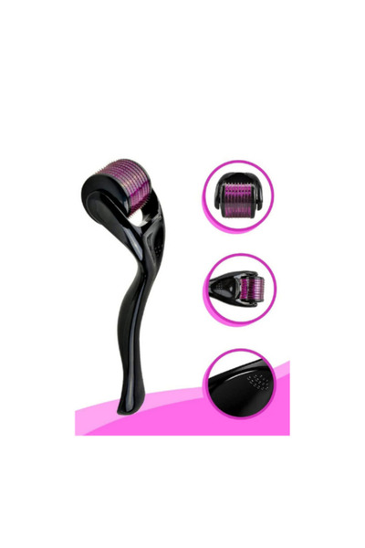 Dermaroller Titanyum Uçlu Dermaroller 540 İğneli 0.5 mm - Saç & Kaş Serumu Ku...