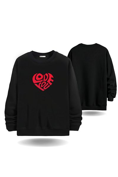 Gölge Store Суитшърт с кръгло деколте за мъже и жени, с прилепнал крой, 6020