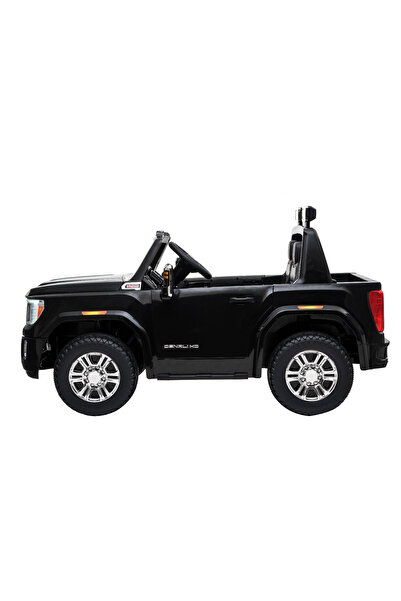 Babyhug سيارة ركوب تعمل بالبطارية مرخصة من GMC مع جهاز تحكم عن بعد للوالدين لمدة 3 سنوات فما فوق - أسود