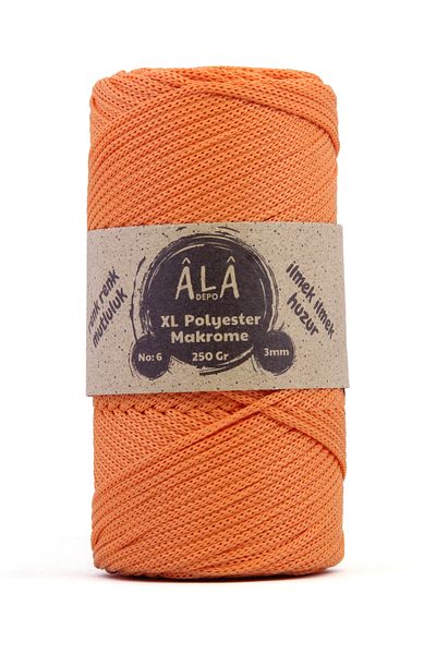 aladepo XL Polyester - Macrame No:6 Σχοινί Χοντρή Τσάντα