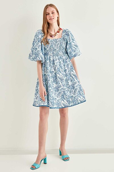 Vitrin Φόρεμα με ελαστικό σχέδιο σε μέγεθος μανίκι