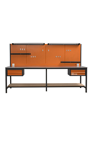 PONİS METAL 3metre 4 Çekmeceli Çalışma Tezgahı