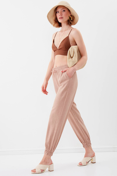 Vitrin Elastic Waist and Leg Trousers