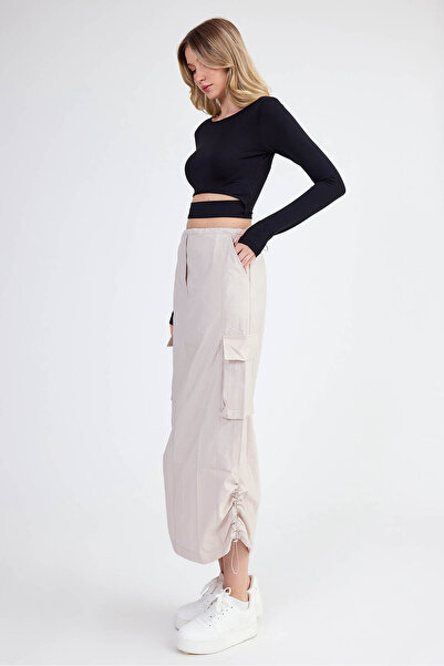 Vitrin Elastická sukňa z padákovej tkaniny s nákladným vreckom