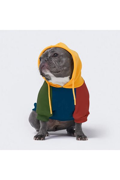 GTB Pet Dog Pattern Sweatshirt - 3 Thread Raster Fabric, Outfit, Dog Hoodie